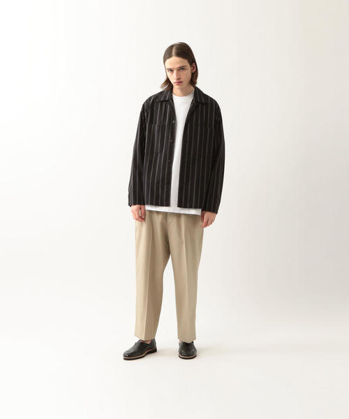 Steven Alan(スティーブンアラン)の「<Steven Alan> C/S NEP BOX OPEN COLLAR SHIRT-BOLD/シャツ(シャツ/ブラウス・メンズ・ライトグレー/ブラック・SMALL/MEDIUM/LARGE/X-LARGE)」の7枚目の写真