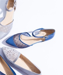 HIMIKO On Bleue | 【On Bleue】キュートな見た目がぐっとくる!デザイン指名買い! チュールフラットセパレート/068936(パンプス)