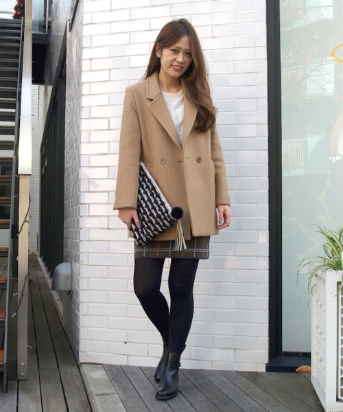 Another Edition（アナザーエディション）の「AE MLT 2B CT（その他アウター・レディース・ベージュ/ブラック・MEDIUM/SMALL）」の13枚目の写真