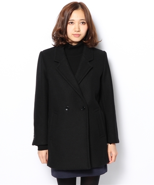 Another Edition（アナザーエディション）の「AE MLT 2B CT（その他アウター・レディース・ベージュ/ブラック・MEDIUM/SMALL）」の3枚目の写真