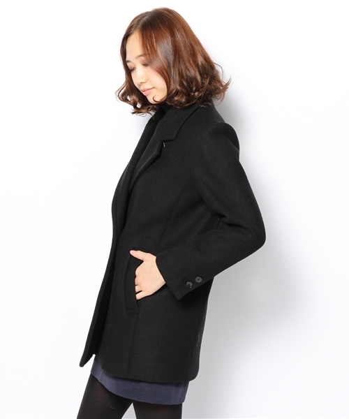 Another Edition（アナザーエディション）の「AE MLT 2B CT（その他アウター・レディース・ベージュ/ブラック・MEDIUM/SMALL）」の4枚目の写真