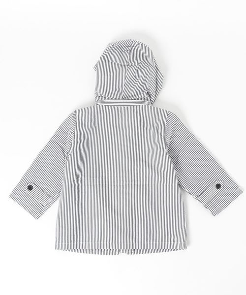 BeBe（ベベ）の「BeBe/サッカー裏メッシュパーカー（パーカー・キッズ・ネイビー/グレー・140/150/90/110/120/130/100）」の13枚目の写真