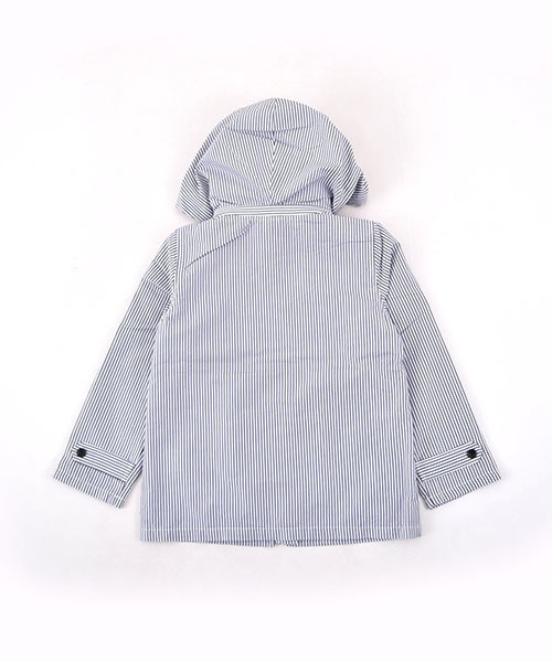 BeBe（ベベ）の「BeBe/サッカー裏メッシュパーカー（パーカー・キッズ・ネイビー/グレー・140/150/90/110/120/130/100）」の11枚目の写真