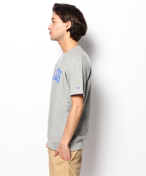 BEAMS（ビームス）の「CHAMPION×BEAMS / 別注 SL REVERSE WEAVE TEE（Tシャツ/カットソー・メンズ・ホワイト/ブラック/インディゴブルー/ライトグレー/ミント・LARGE/SMALL/MEDIUM）」の10枚目の写真