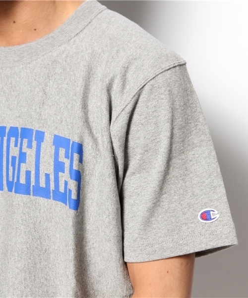 BEAMS（ビームス）の「CHAMPION×BEAMS / 別注 SL REVERSE WEAVE TEE（Tシャツ/カットソー・メンズ・ホワイト/ブラック/インディゴブルー/ライトグレー/ミント・LARGE/SMALL/MEDIUM）」の6枚目の写真
