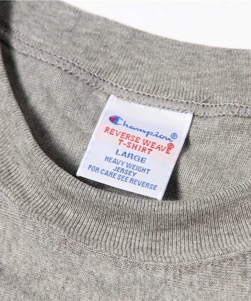 BEAMS（ビームス）の「CHAMPION×BEAMS / 別注 SL REVERSE WEAVE TEE（Tシャツ/カットソー・メンズ・ホワイト/ブラック/インディゴブルー/ライトグレー/ミント・LARGE/SMALL/MEDIUM）」の17枚目の写真