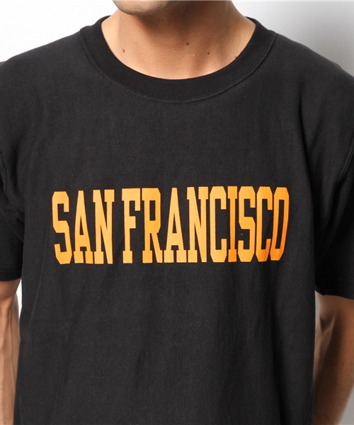 BEAMS（ビームス）の「CHAMPION×BEAMS / 別注 SL REVERSE WEAVE TEE（Tシャツ/カットソー・メンズ・ホワイト/ブラック/インディゴブルー/ライトグレー/ミント・LARGE/SMALL/MEDIUM）」の8枚目の写真