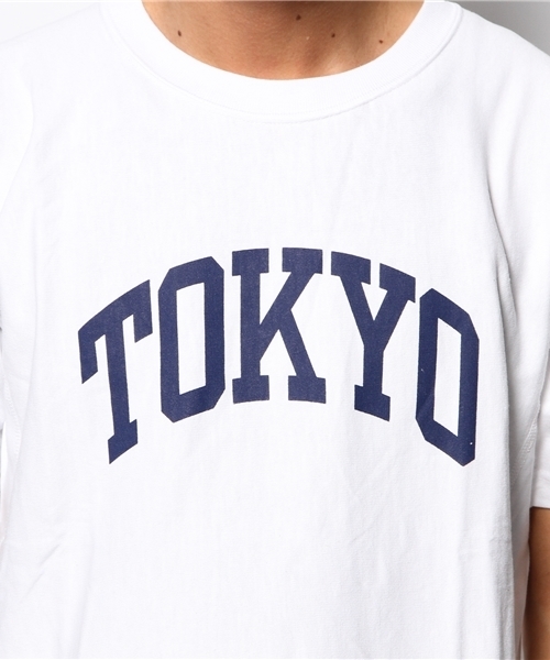 BEAMS（ビームス）の「CHAMPION×BEAMS / 別注 SL REVERSE WEAVE TEE（Tシャツ/カットソー・メンズ・ホワイト/ブラック/インディゴブルー/ライトグレー/ミント・LARGE/SMALL/MEDIUM）」の13枚目の写真