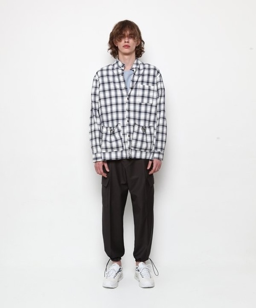 Trip Le チェック Sens トリップ Sens Le チェック ストリングポケット シャツジャケット シャツ ブラウス Le Trip