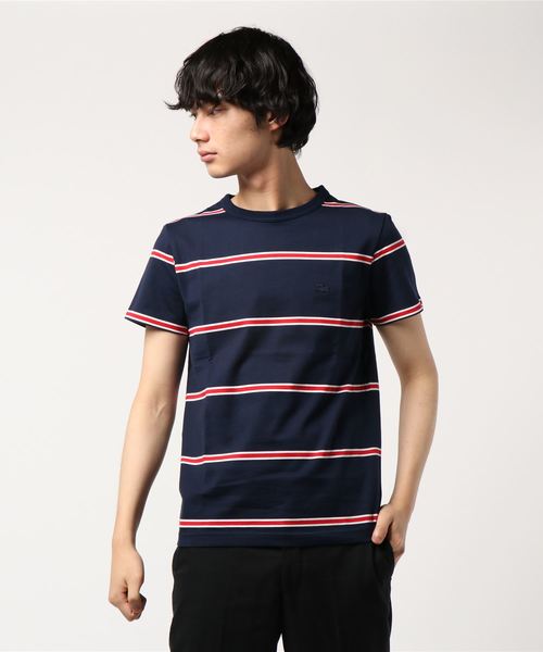 LACOSTE（ラコステ）の「【Begin5月号掲載】【カタログ掲載】Lacoste / ラコステ : 3COLORボーダーTシャツ＃（Tシャツ/カットソー・メンズ・レッド/グリーン/ネイビー・SMALL/LARGE/MEDIUM/X-LARGE）」の7枚目の写真