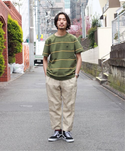 LACOSTE（ラコステ）の「【Begin5月号掲載】【カタログ掲載】Lacoste / ラコステ : 3COLORボーダーTシャツ＃（Tシャツ/カットソー・メンズ・レッド/グリーン/ネイビー・SMALL/LARGE/MEDIUM/X-LARGE）」の17枚目の写真