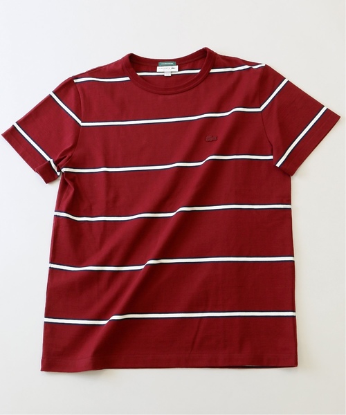 LACOSTE（ラコステ）の「【Begin5月号掲載】【カタログ掲載】Lacoste / ラコステ : 3COLORボーダーTシャツ＃（Tシャツ/カットソー・メンズ・レッド/グリーン/ネイビー・SMALL/LARGE/MEDIUM/X-LARGE）」の20枚目の写真
