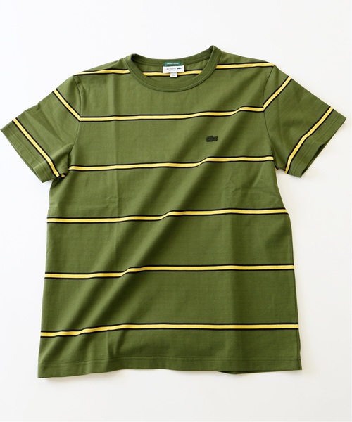 LACOSTE（ラコステ）の「【Begin5月号掲載】【カタログ掲載】Lacoste / ラコステ : 3COLORボーダーTシャツ＃（Tシャツ/カットソー・メンズ・レッド/グリーン/ネイビー・SMALL/LARGE/MEDIUM/X-LARGE）」の21枚目の写真