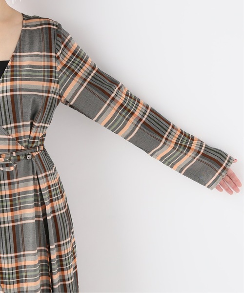 CITYSHOP(シティーショップ)の「カシュクールワンピース(ワンピース・レディース・ネイビー/ブラック・FREE)」の3枚目の写真