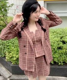 archives | 【SETUPにも】先染めチェックテーラージャケット(テーラードジャケット)