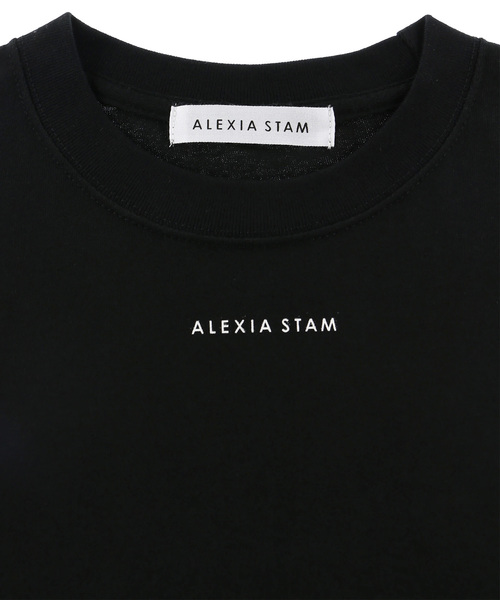 ALEXIA STAM（アリシアスタン）の「Cafe ALEXIA Tee/カフェアリシアTシャツ（Tシャツ/カットソー・レディース・ホワイト/ブラック・FREE）」の7枚目の写真