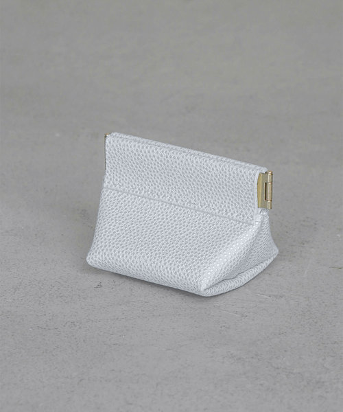 HIGHTIDE（ハイタイド）の「Grains de sable ミニケース コインケース 小銭入れ ポーチ（コインケース・レディース・グレー/ネイビー/キャメル・FREE）」の8枚目の写真