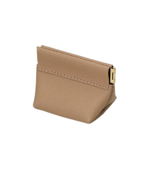 HIGHTIDE（ハイタイド）の「Grains de sable ミニケース コインケース 小銭入れ ポーチ（コインケース・レディース・グレー/ネイビー/キャメル・FREE）」の10枚目の写真