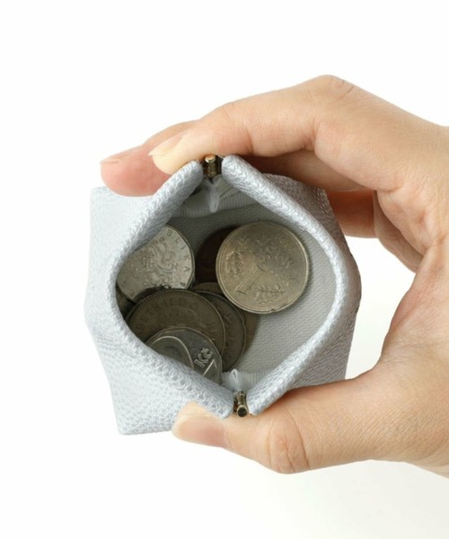 HIGHTIDE（ハイタイド）の「Grains de sable ミニケース コインケース 小銭入れ ポーチ（コインケース・レディース・グレー/ネイビー/キャメル・FREE）」の12枚目の写真