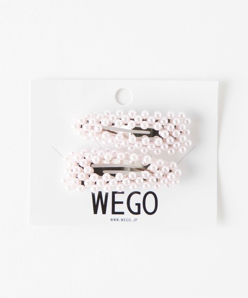 WEGO（ウィゴー）の「WEGO/【2点セット】パールヘアピン（ヘアピン・レディース・ホワイト/パープル/キャメル/ライトピンク/イエロー/グレー・FREE）」の7枚目の写真