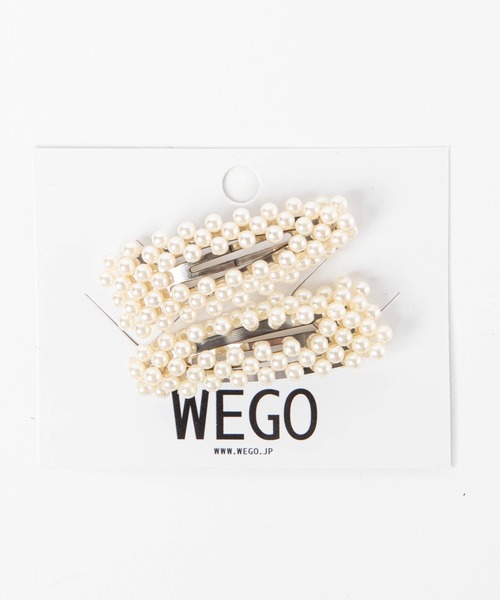 WEGO（ウィゴー）の「WEGO/【2点セット】パールヘアピン（ヘアピン・レディース・ホワイト/パープル/キャメル/ライトピンク/イエロー/グレー・FREE）」の19枚目の写真