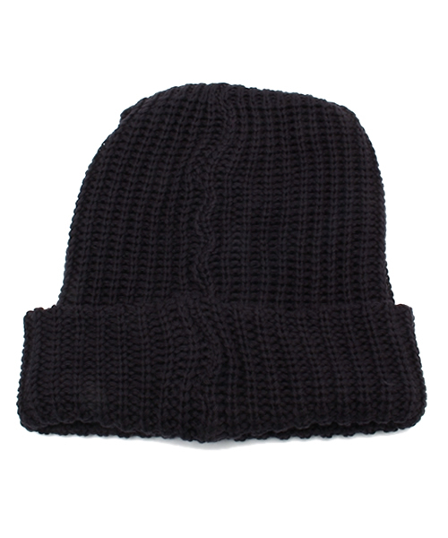 coen（コーエン）の「【C.MC】コットンケーブルビーニー（ニットキャップ/ビーニー・メンズ・ブラック/グレー/ベージュ/レッド/ライトブルー・フリー）」の8枚目の写真