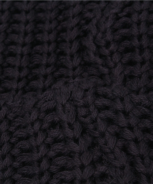 coen（コーエン）の「【C.MC】コットンケーブルビーニー（ニットキャップ/ビーニー・メンズ・ブラック/グレー/ベージュ/レッド/ライトブルー・フリー）」の7枚目の写真