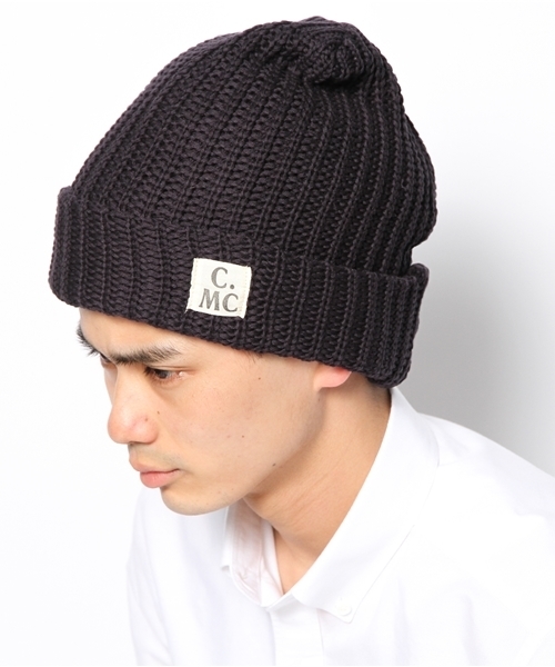 coen（コーエン）の「【C.MC】コットンケーブルビーニー（ニットキャップ/ビーニー・メンズ・ブラック/グレー/ベージュ/レッド/ライトブルー・フリー）」の10枚目の写真