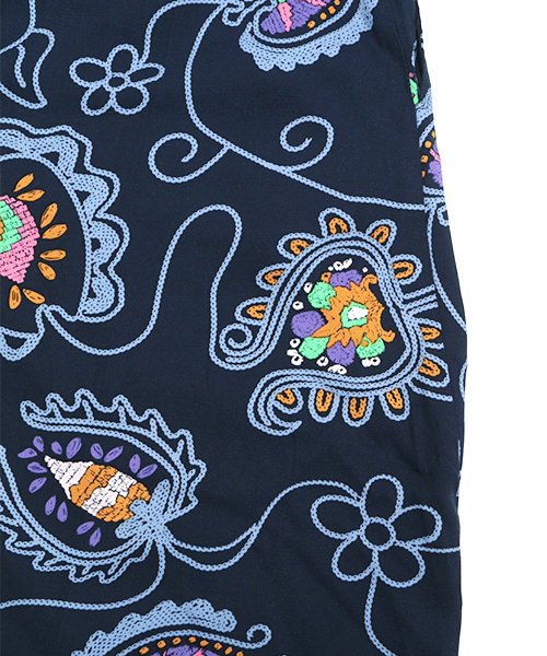 チチカカ（チチカカ）の「ガーランドプリントワンピース（ワンピース・レディース・ネイビー/アイボリー・FREE）」の6枚目の写真