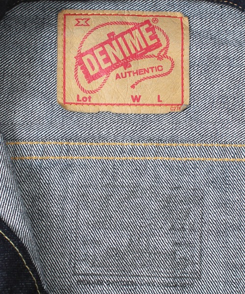 Denime（ドゥニーム）の「2ND TYPE　セカンドタイプデニムジャケット（デニムジャケット・メンズ・ワンウォッシュ・SMALL/MEDIUM）」の4枚目の写真
