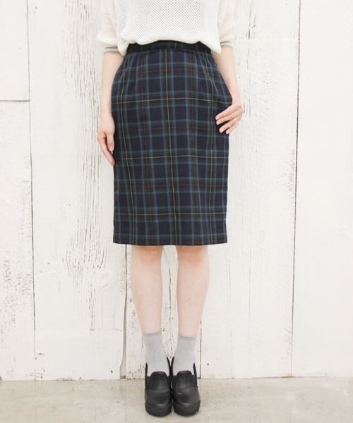 Chico（チコ）の「チェックタイトSKT（スカート・レディース・グリーン/グリーン系その他/ブルー/ブルー系その他・FREE）」の2枚目の写真