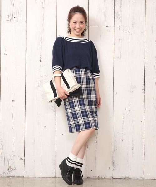 Chico（チコ）の「チェックタイトSKT（スカート・レディース・グリーン/グリーン系その他/ブルー/ブルー系その他・FREE）」の10枚目の写真