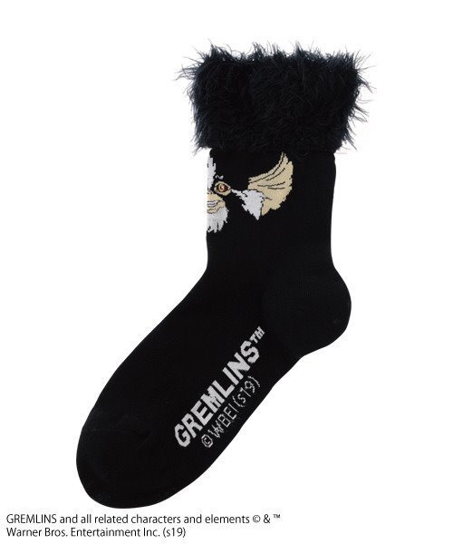 Candy Stripper(キャンディストリッパー)の「【Gremlins×Candy Stripper】GREMLINS ソックス(ソックス/靴下・レディース・ブラック/ベージュ・FREE)」の7枚目の写真