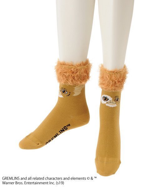 Candy Stripper(キャンディストリッパー)の「【Gremlins×Candy Stripper】GREMLINS ソックス(ソックス/靴下・レディース・ブラック/ベージュ・FREE)」の3枚目の写真