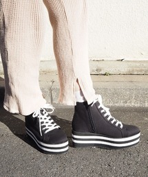 byあしながおじさん | 〈ｂｙあしながおじさん〉厚底ハイカットスニーカー(スニーカー)