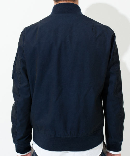 green label relaxing(グリーンレーベルリラクシング)の「△△MILI/GABA MA-1/TYPE ブルゾン ◆(ブルゾン・メンズ・オリーブ/ネイビー・LARGE/SMALL/MEDIUM)」の4枚目の写真