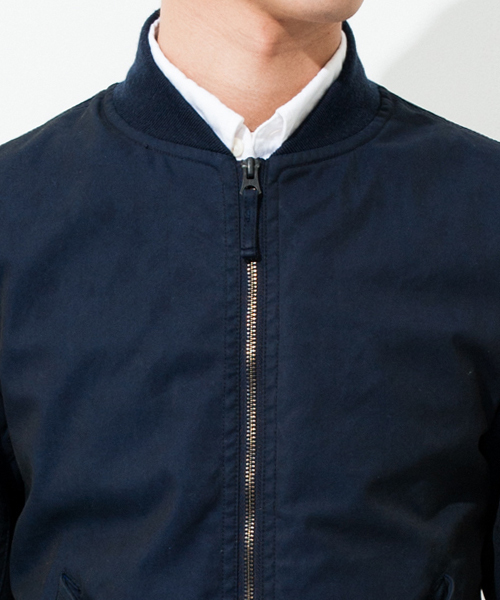 green label relaxing(グリーンレーベルリラクシング)の「△△MILI/GABA MA-1/TYPE ブルゾン ◆(ブルゾン・メンズ・オリーブ/ネイビー・LARGE/SMALL/MEDIUM)」の10枚目の写真