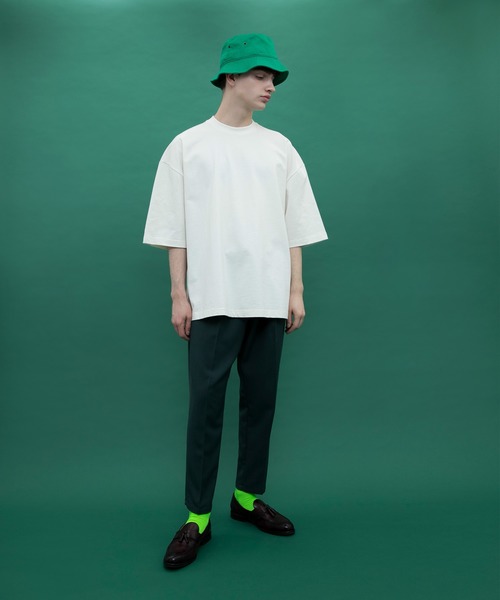 EMMA CLOTHES（エマクローズ）の「ヘビーウェイトCOTTONビッグシルエットカットソー（Tシャツ/カットソー・メンズ・ベージュ/ホワイト/ブラック・マルチサイズ）」の9枚目の写真