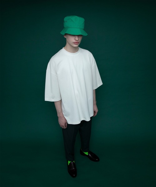 EMMA CLOTHES（エマクローズ）の「ヘビーウェイトCOTTONビッグシルエットカットソー（Tシャツ/カットソー・メンズ・ベージュ/ホワイト/ブラック・マルチサイズ）」の8枚目の写真