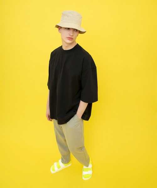 EMMA CLOTHES（エマクローズ）の「ヘビーウェイトCOTTONビッグシルエットカットソー（Tシャツ/カットソー・メンズ・ベージュ/ホワイト/ブラック・マルチサイズ）」の14枚目の写真