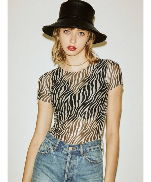 jouetie（ジュエティ）の「ワイドバケットハット（ハット・レディース・その他1/ブラック/グリーン・FREE）」の8枚目の写真