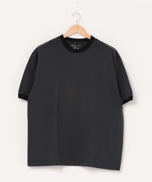 DEAR LAUREL(ディアローレル)の「ディアローレル ビックシルエット 半袖 Tシャツ D20S2102(Tシャツ/カットソー・メンズ・チャコールグレー/カーキブラウン/ダークカーキ・M/L)」の2枚目の写真