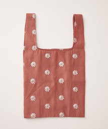 マーガレット刺繍エコバッグ