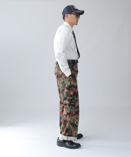 MILITARY（ミリタリー）の「実物 新品 スイス軍 M-83 アルペンカモフィールドパンツ（カーゴパンツ・メンズ・カモフラージュ・44）」の8枚目の写真