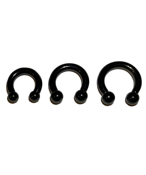 MORPH(モルフ)の「MORPH モルフ CCB ボディーピアス 6ゲージ 10mm~16mm(ピアス(片耳用)・メンズ・ブラック・10/12/14/16)」の2枚目の写真