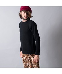 【NO ID.】Yak Blend Knit Crew Neck Pullover / ヤク 混 ニット クルーネック プルオーバー