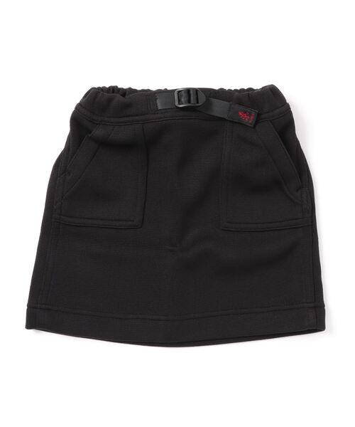 Gramicci（グラミチ）の「【63】【GRAMICCI】KIDS BONDING KNIT FLEECE MOUNTAIN SKIRT（スカート・キッズ・ブラック/ヘザーグレー/ヘザーチャコール/ダークブラウン・100/110/120/130）」の6枚目の写真