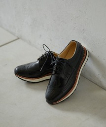 ear PAPILLONNER | (WEB限定) 【LONDON BROWN（ロンドンブラウン）】ウイングチップスニーカー(スニーカー)