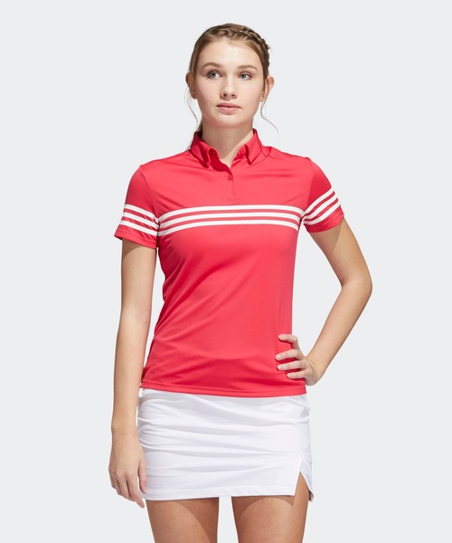 セール Adidas スリーストライプス 半袖シャツ Adidas Golf ポロシャツ アディダスゴルフ トップス ポロシャツ Adidas アディダス のファッション