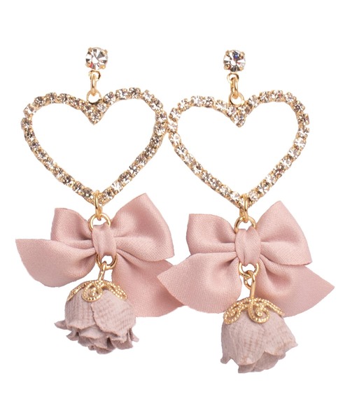 リボンローズピアス ピアス 両耳用 Rojita ロジータ のファッション通販 Zozotown